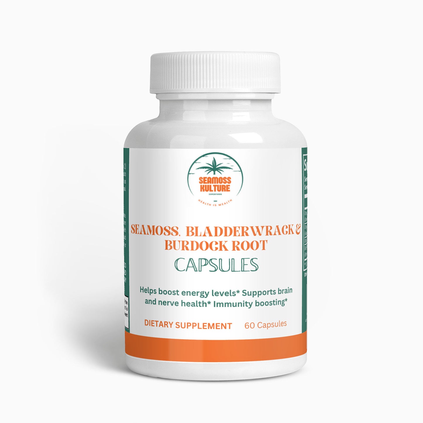 Sea Moss, Bladderwrack and Burdock Capsules