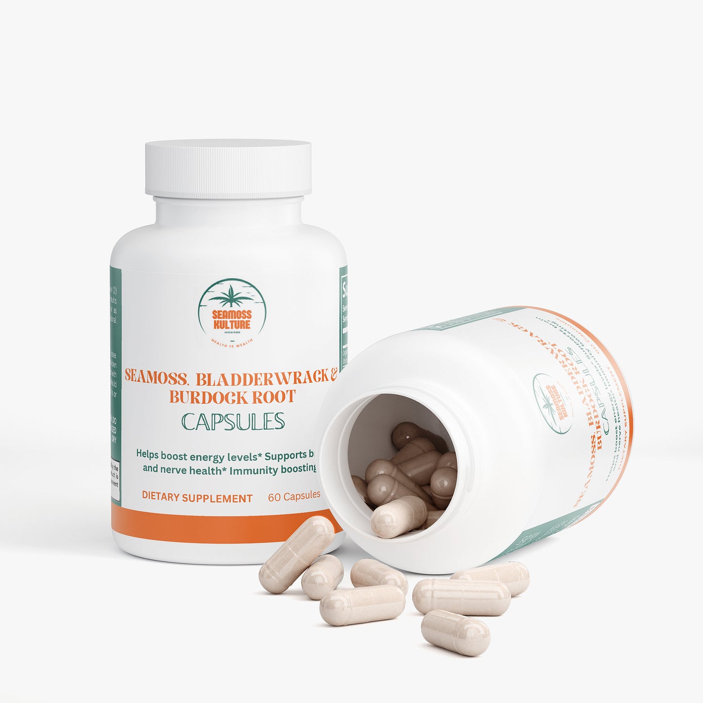 Sea Moss, Bladderwrack and Burdock Capsules