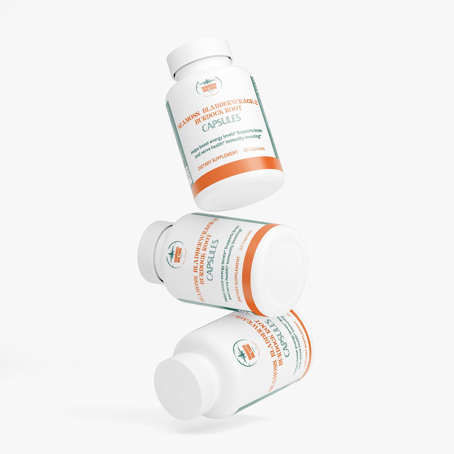 Sea Moss, Bladderwrack and Burdock Capsules