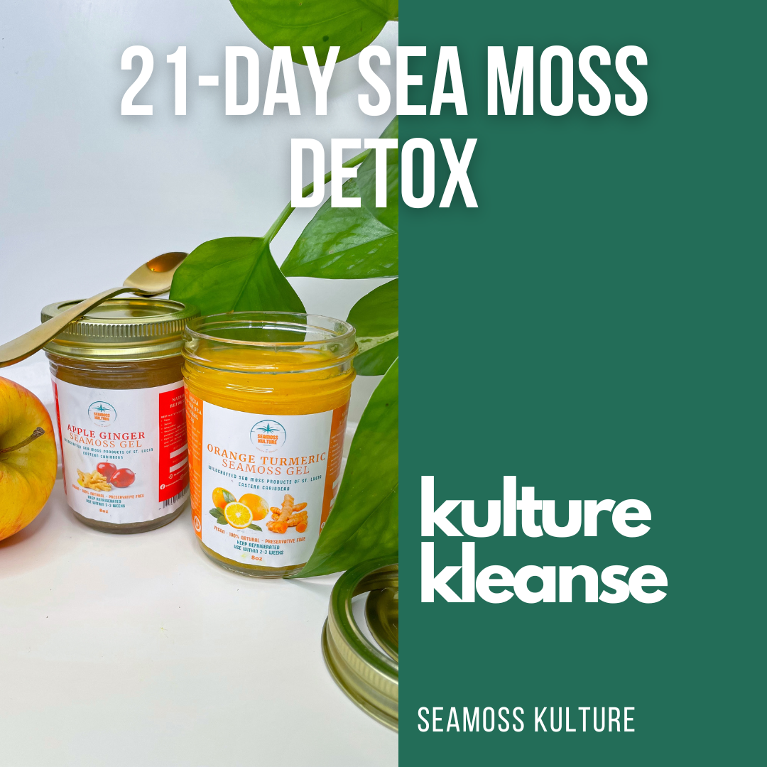 The Kulture Kleanse – 21-Day Sea Moss Detox Kit for Gut, Liver & Skin Health
