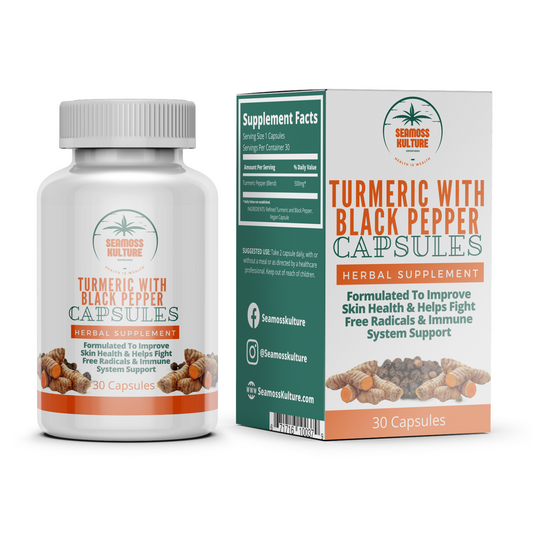 Turmeric With Black Pepper Capsules