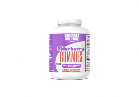 Elderberry Gummies with Vitamin C and Zinc (60 count)