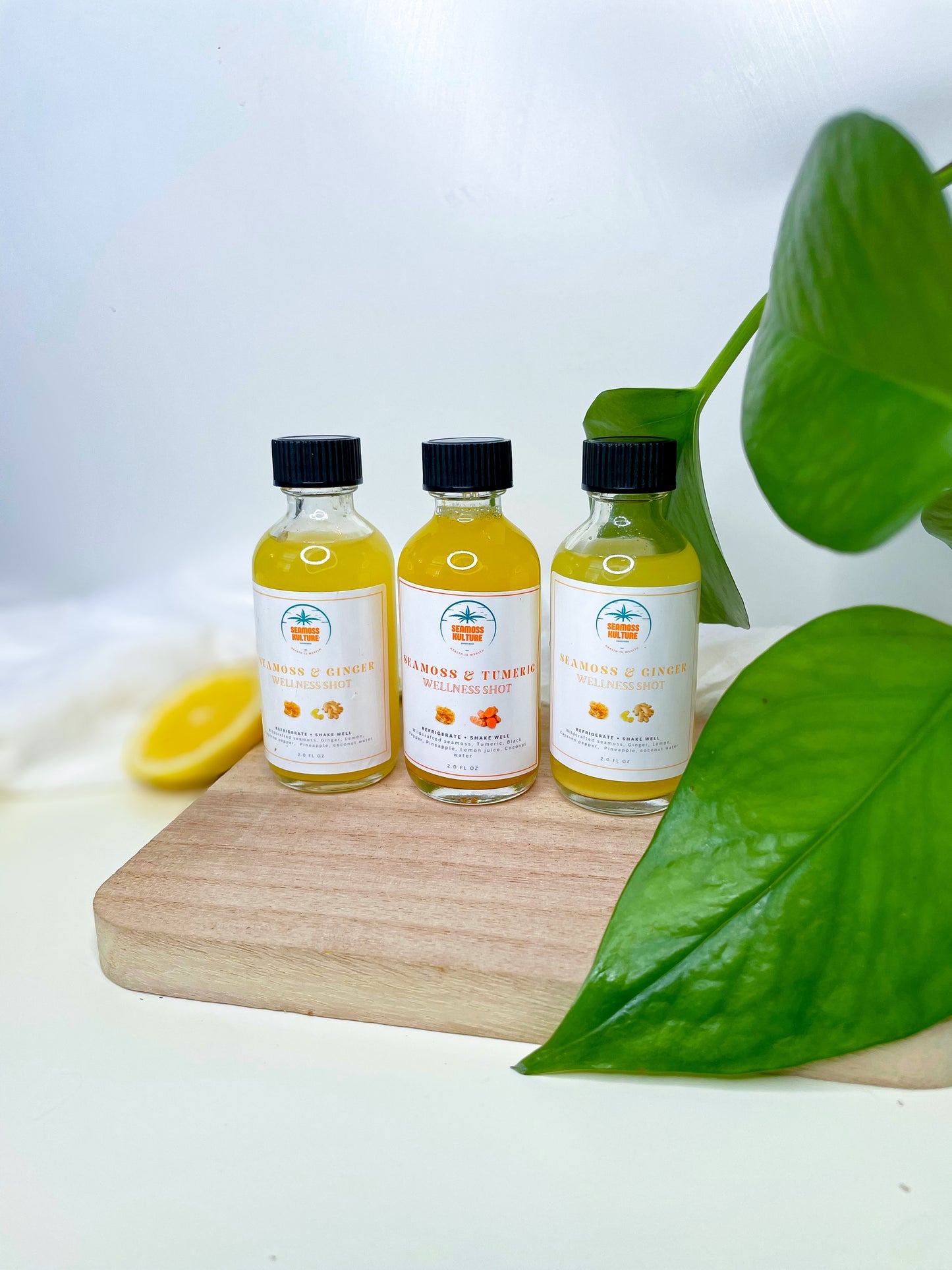 Seamoss & Tumeric Wellness Shot