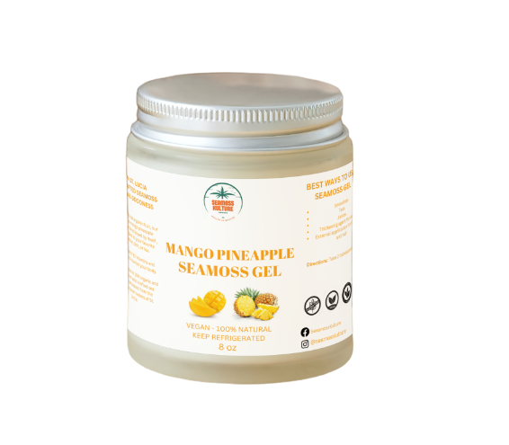 Premium Mango-Pineapple Sea Moss Gel