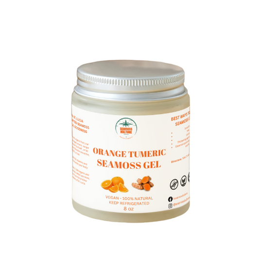 Premium Orange Turmeric Sea Moss Gel
