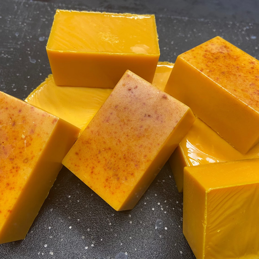 Hyperpigmentation Solution Seamoss Soap made with Tumeric and Bearberry Leaf Extract