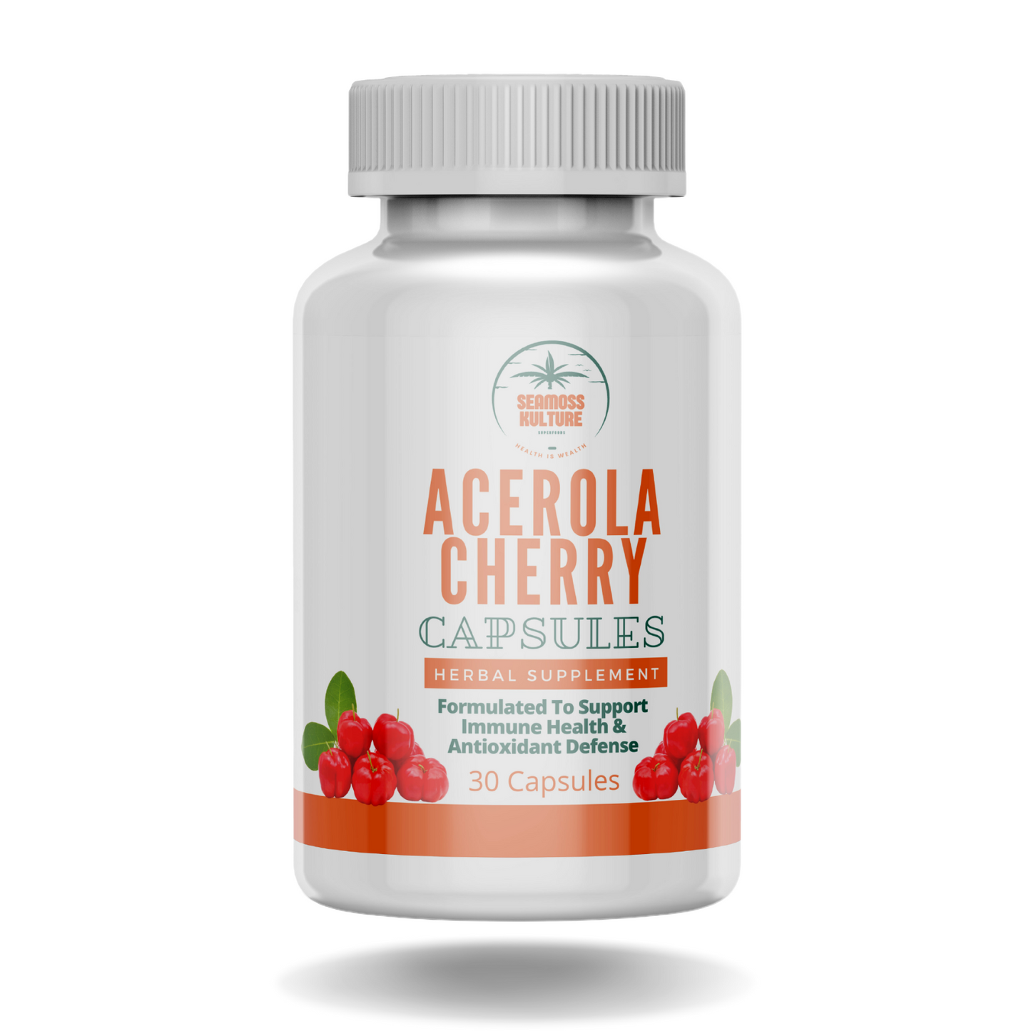 Acerola Cherry Vitamin C Capsules (60 capsules)