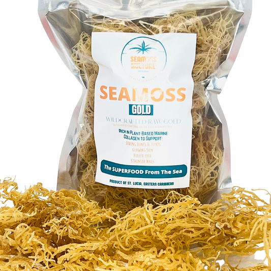 St. Lucia Wildcrafted Gold Raw Sea Moss