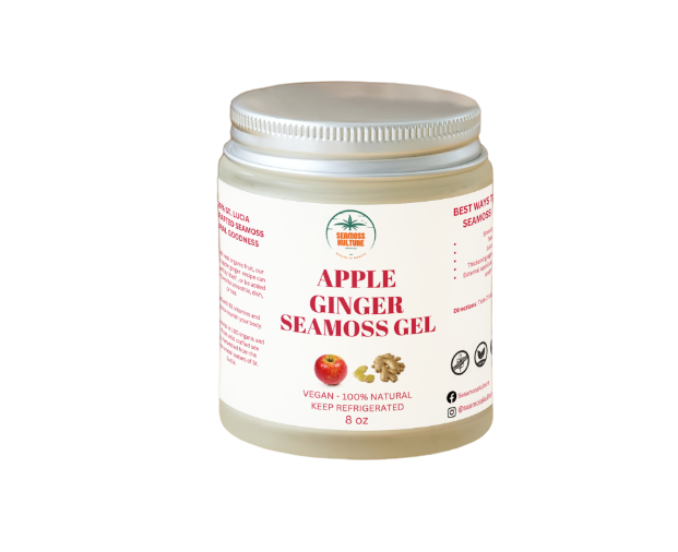 Premium Apple Ginger Sea Moss Gel