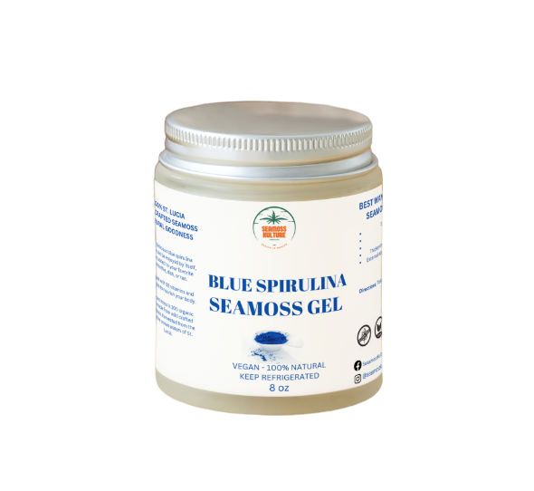 Premium Blue Spirulina Sea Moss Gel