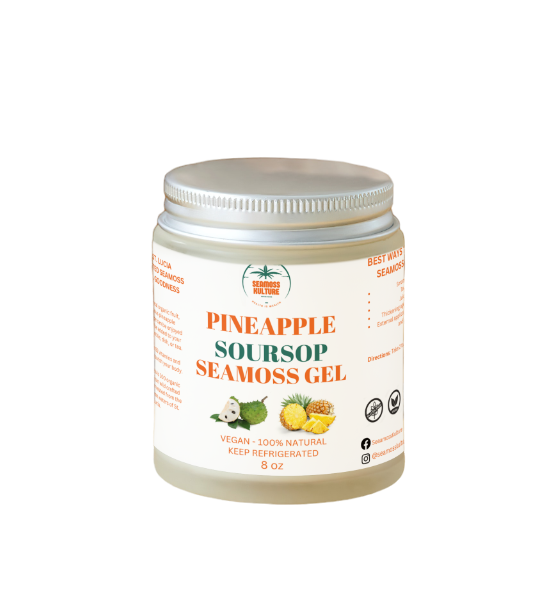 Premium Pineapple & Soursop Sea Moss Gel
