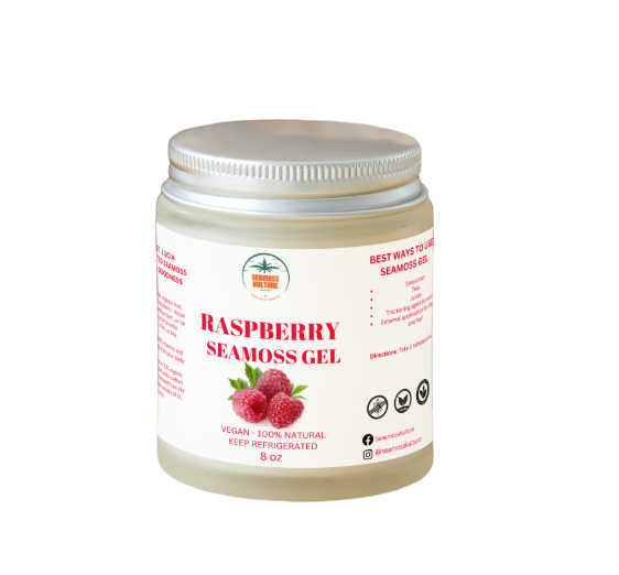 Premium Raspberry Sea Moss Gel – Sea Moss Kulture