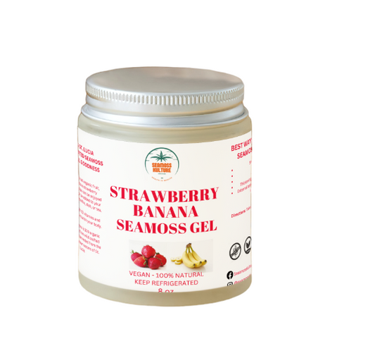 Strawberry Banana Seamoss gel