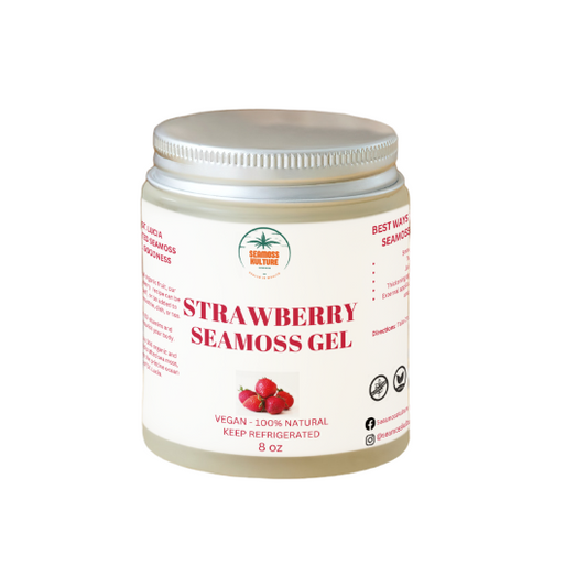 Premium Strawberry Sea Moss Gel